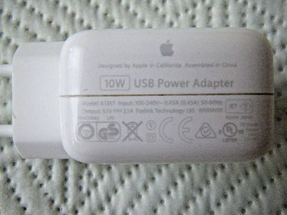 ORIGINAL APPLE 10W/12W USB POWER ADAPTER